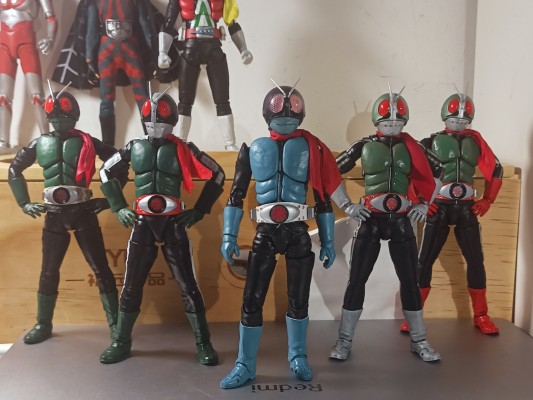 S.H.Figuarts（真骨雕制法）  假面骑士1号（樱岛款） 荣耀昭和骑士版