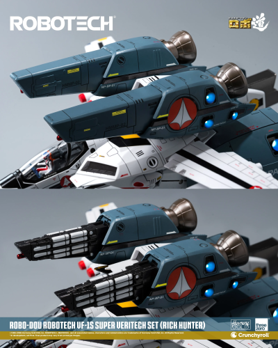 3Z0307 ROBO道 太空堡垒 VF-1S变形战斗机超级装甲套装（瑞克·卡特）