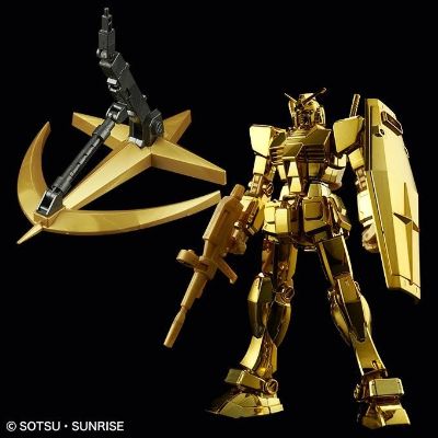 HG 高达基地限定奖 RX-78-2 高达 [金色涂装] & 动作底座 机动战士高达联邦军Ver. [金属色] 套装