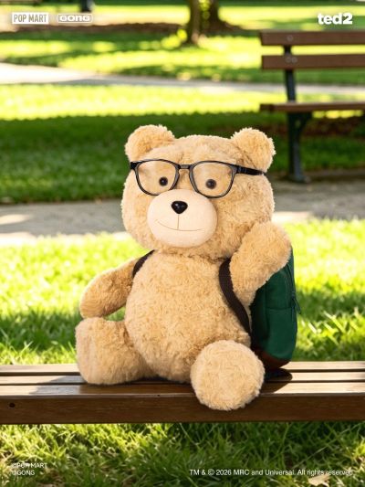 泰迪熊2 泰迪熊 可动毛绒 Hot Nerd Ted