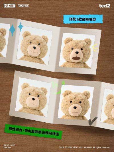 泰迪熊2 泰迪熊 可动毛绒 Hot Nerd Ted