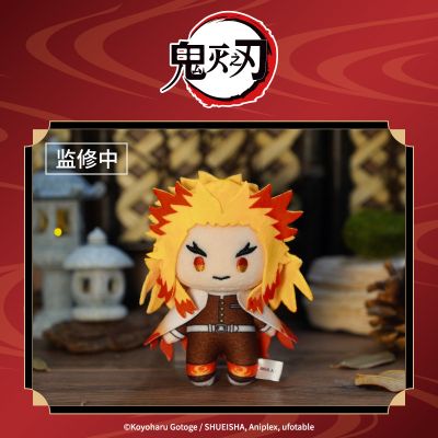 鬼灭之刃 炼狱杏寿郎 豆豆眼毛绒玩偶挂件