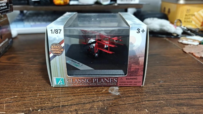 1/87 福克Dr.I战斗机；红男爵里希特霍芬涂装