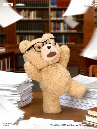 泰迪熊2 泰迪熊 可动毛绒 Hot Nerd Ted