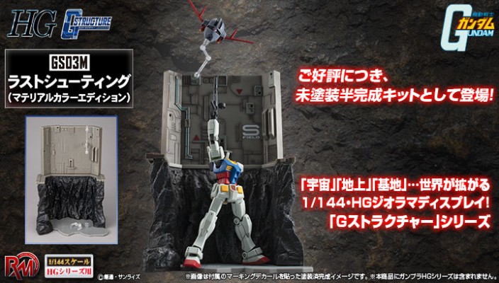 RM系列 G卡组 机动战士高达【GS03M】决胜一击（成型色版）