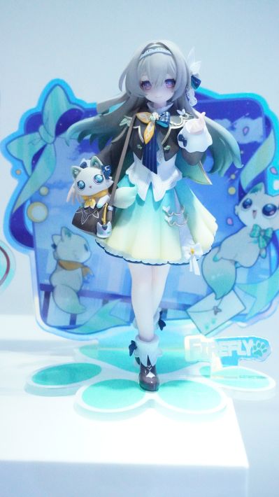 RISE UP+系列 崩坏：星穹铁道 小不点猫猫系列手办 流萤