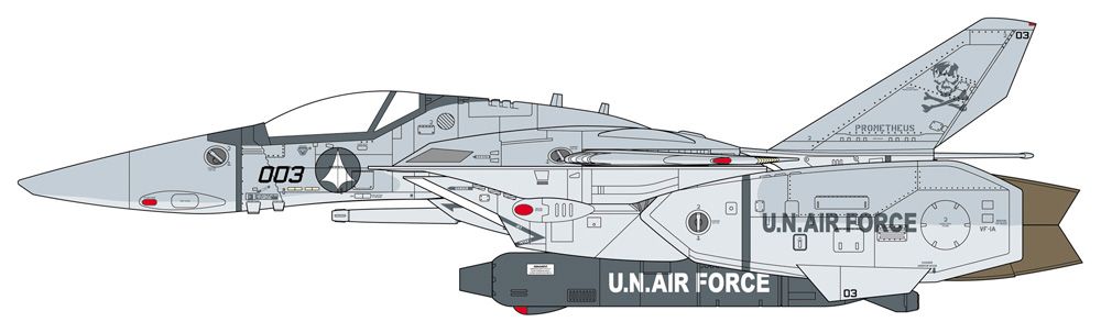 65871 超时空要塞系列 VF-1A 女武神“低可视度”