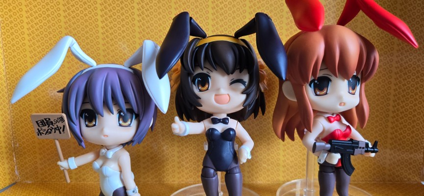 粘土人 #14 凉宫春日的忧郁 凉宫春日 Pearl Ver. Bunny Girl Ver.