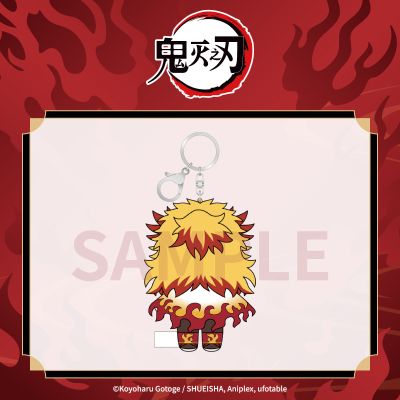 鬼灭之刃 炼狱杏寿郎 豆豆眼毛绒玩偶挂件
