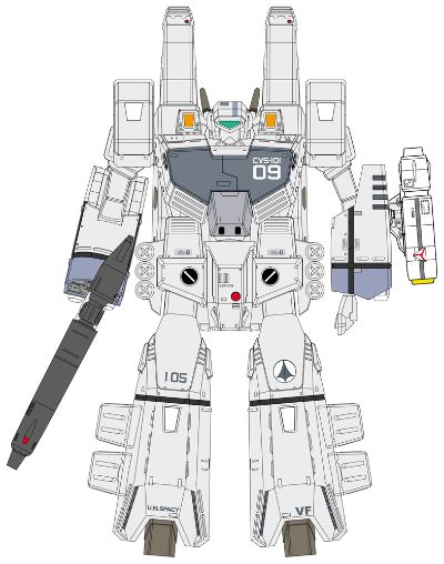 65880 超时空要塞系列 VF-1J 装甲女武神“靶心作战 Part2”