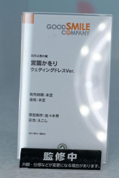 四月是你的谎言 宫园薰 结婚礼服
