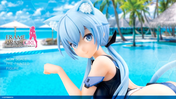 机甲少女 短剑 泳装