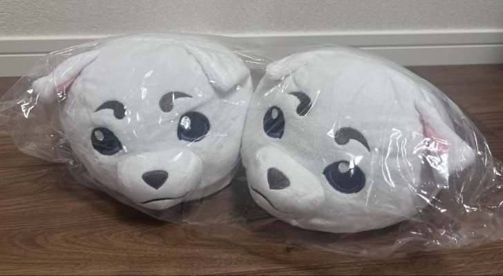 银魂 定春 毛绒玩偶拖鞋