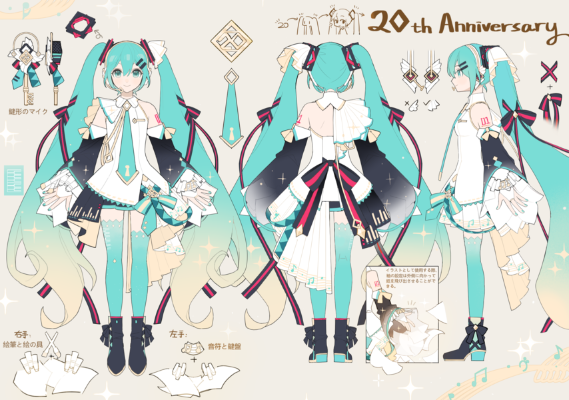 粘土人 初音未来 20周年纪念