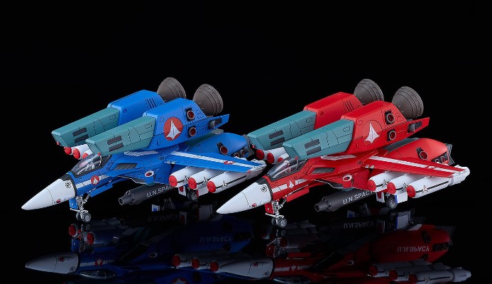 PLAMAX PX-20 超时空要塞 VF-1J 超级攻击女武神战机 马克西 和 米利亚 银河最强套组