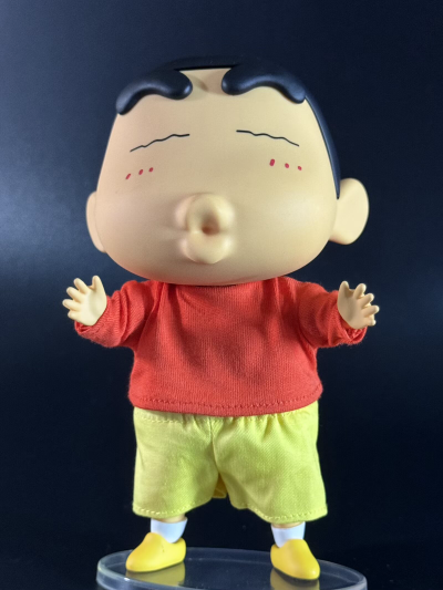 蜡笔小新 QQ弹弹系列 小新 软胶可动玩偶