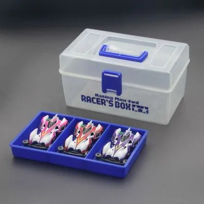 多美卡无限高级 迷你四驱车 RACER’S BOX 收纳套装（附带3台小车）