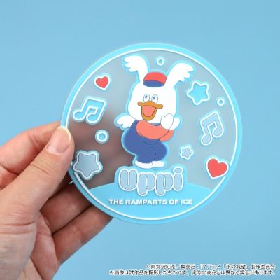 冰之城墙  砰太 乌皮 透明橡胶杯垫