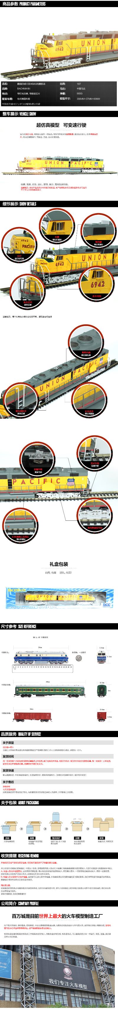 HO比例 621XX EMD DDA40X内燃机车；数码版