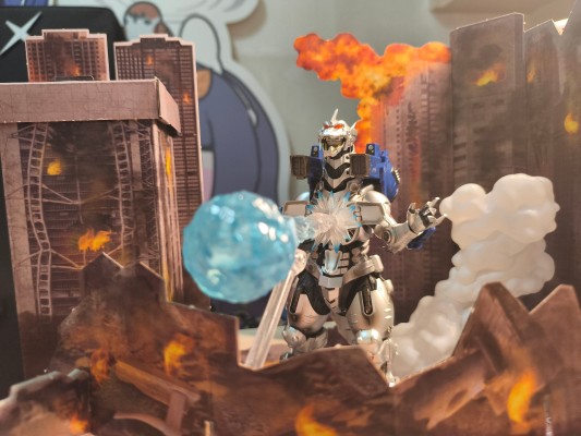 S.H.MonsterArts 哥斯拉大战机械哥斯拉3 MFS-3 三式机龙 品川最终决战版