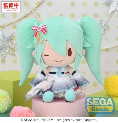 fuwa petit 初音未来：缤纷舞台！毛绒玩偶 舞台“世界”的初音未来 M号 ~Brand New World~