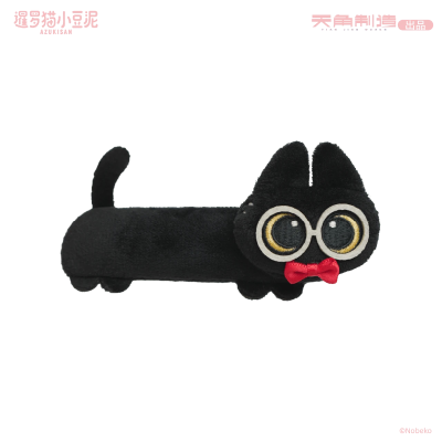 暹罗猫小豆泥-小豆泥的日常系列-猫猫头毛绒发夹