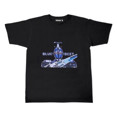 超宇宙刑事迦班 无限 次元能量道具 附带蓝蜂战士&甲虫战士主题印花 T恤