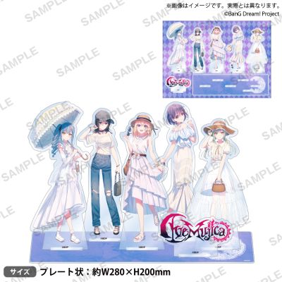 BanG Dream! 夏日旅行ver. 场景亚克力立牌