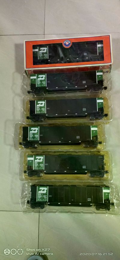 美标O比例 旋转浴缸式敞车 3辆套装