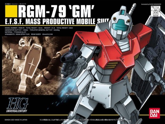 HGUC 1/144 	机动战士高达 RGM-79 吉姆