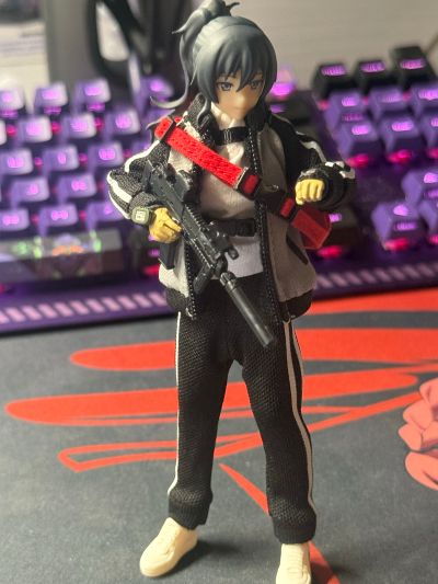 figma#601 女性素体 （真）和 运动服 运动裤+运动裙装