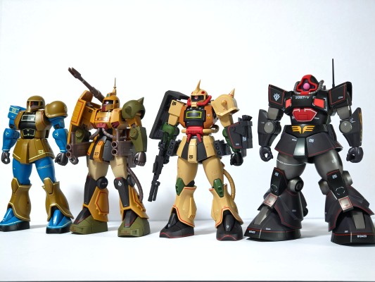 ROBOT魂 ＜SIDE MS＞  MS-06D 扎古沙漠型 ver. A.N.I.M.E.  ～机动战士博物馆～