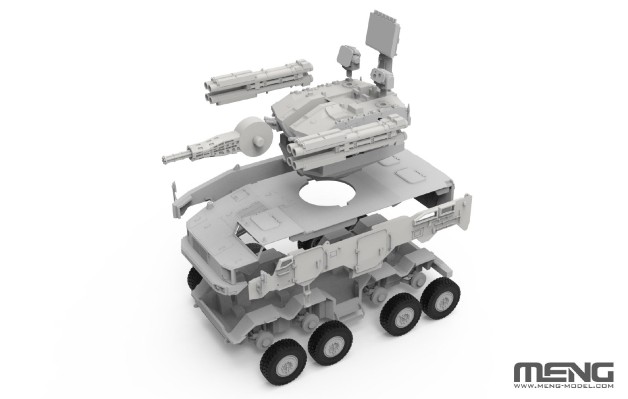 72-017 中国 625E型 弹炮结合武器系统