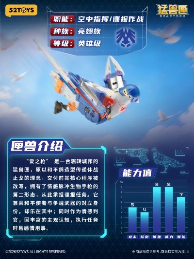 猛兽匣 BB-76 LOVEGUN 爱之枪（和平鸽）