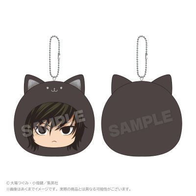 死亡笔记 猫头套团子玩偶挂件
