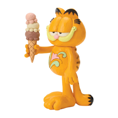 加菲猫和甜筒冰淇淋 收藏摆件