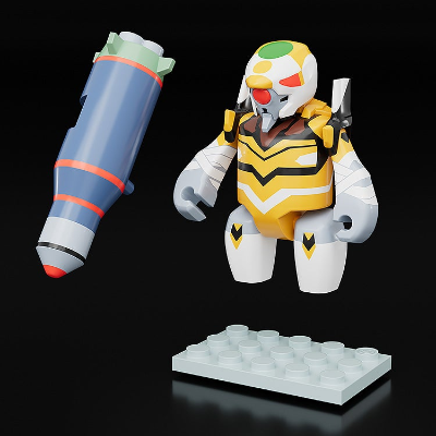 BRICKROID 新世纪福音战士新剧场版 新世纪福音战士零号机（改） 觉醒 『：破』