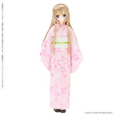 POD012-SYG  Sarah's a la Mode 莎拉/甜蜜时光 浴衣系列~金发~ Labelshop秋叶原店开业12周年纪念款(AZONE网上商店限定)