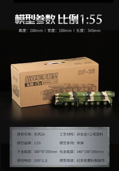 1/55 东风26导弹发射车