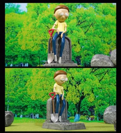 瑞克和莫蒂 莫蒂碑具磁吸人偶摆件