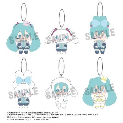 初音未来 三丽鸥 玉桂狗 Q版毛绒挂件