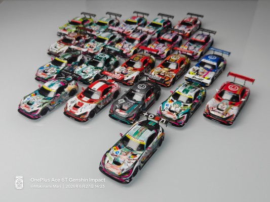 初音未来 GT企划 1/64 GOODSMILE 初音未来 AMG 2025 SPA24H