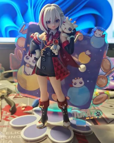 RISE UP+系列 崩坏：星穹铁道 小不点猫猫系列手办 托帕 与 账账