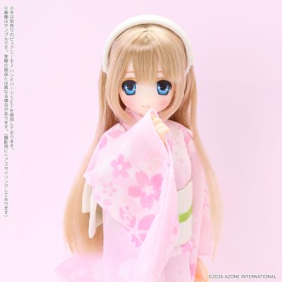 POD012-SYG  Sarah's a la Mode 莎拉/甜蜜时光 浴衣系列~金发~ Labelshop秋叶原店开业12周年纪念款(AZONE网上商店限定)