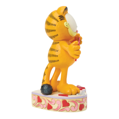 加菲猫和心形花环 收藏摆件