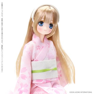 POD012-SYG  Sarah's a la Mode 莎拉/甜蜜时光 浴衣系列~金发~ Labelshop秋叶原店开业12周年纪念款(AZONE网上商店限定)