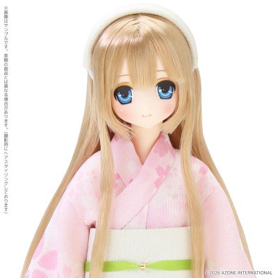 POD012-SYG  Sarah's a la Mode 莎拉/甜蜜时光 浴衣系列~金发~ Labelshop秋叶原店开业12周年纪念款(AZONE网上商店限定)