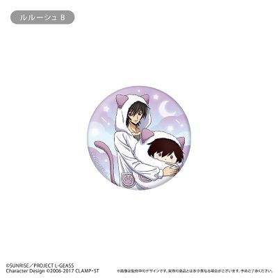 【Code Geass 反叛的鲁路修】闪光马口铁徽章盲盒 襁褓睡衣Ver.