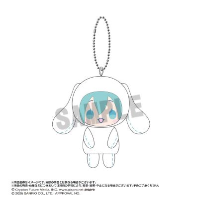初音未来 三丽鸥 玉桂狗 Q版毛绒挂件