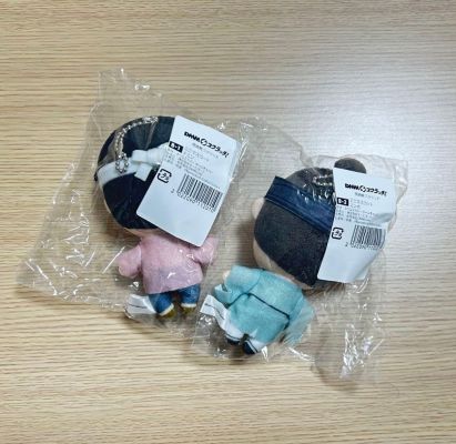 DMM刮刮乐！夜画帐 刮刮乐 B-1赏 白纳谦 迷你毛绒挂件